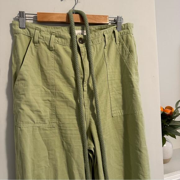 THE GREAT. Green Cotton Pants 30 - Picture 12 of 13